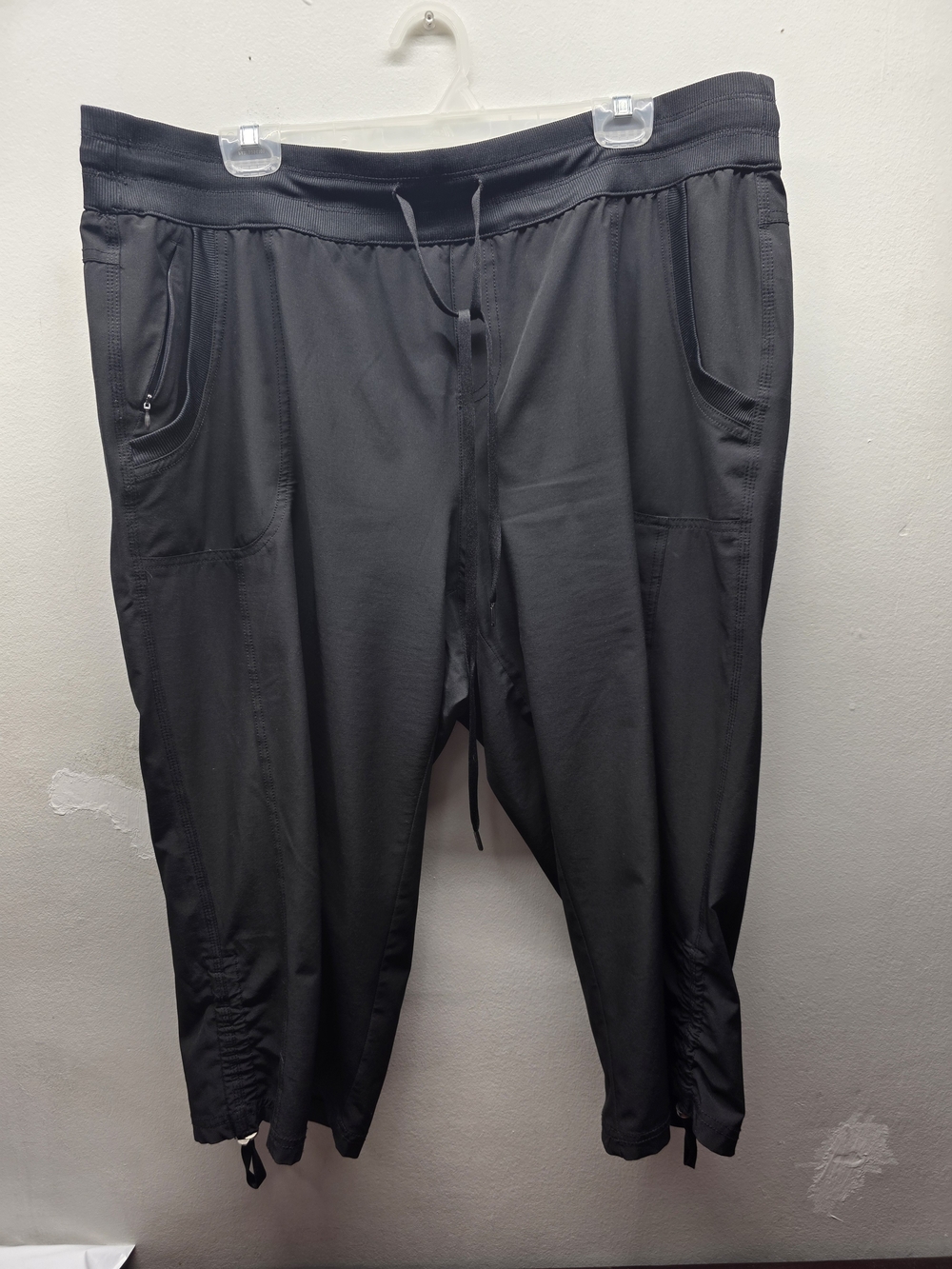 Women's Black Drawstring Active Jogger Pants